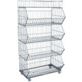 Wholesale best price light duty stackable metal container with high quality